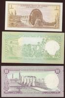 Szíria 1982-1998. 9db klf bankjegy T:I,I-
