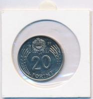 1990. 20Ft Cu-Ni "MAGYAR KÖZTRÁSASÁG" körirattal, de Kádár címerrel T:1-
Adamo FE19