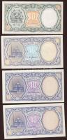 Egyiptom 1952-99. 10p (10klf), benne színvariánsok T:I