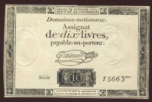 Franciaország 1792. 10Livres T:I