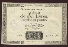 Franciaország 1792. 10Livres T:I