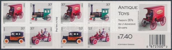 Old toys stamp booklet, Régi játékok bélyegfüzet
