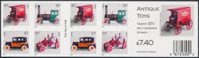 Régi játékok bélyegfüzet, Old toys stamp booklet