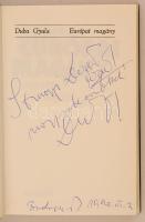 Duba Gyula: Európai magány. Novellák, esszék. Pozsony, 1987, Madách Könyv- és Lapkiadó. Kiadói egész...