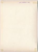 cca 1933 Kinszki Imre (1901-1945) pecséttel jelzett vintage fotóművészeti alkotása, 18x13 cm