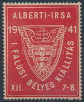 1941 M.O.V.E. I. Falusi bélyegkiállítás, Albertirsa levélzáró
