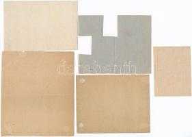 Budapest 1920-1922. 4db élelmiszerjegy, közte burgonyajegy, kenyérjegy + "Budapesti Petróleumje...