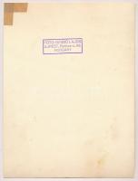 cca 1935 Szabó Lajos pecséttel jelzett vintage fotóművészeti alkotása, 23x17  cm