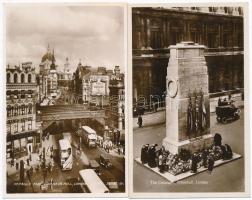18 db RÉGI használatlan Londoni városképes lap / 18 unused old postcards from London