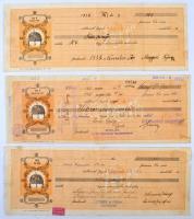 1927-1942. 7db-os vegyes váltó tétel, közte 6db magyar és 1db csehszlovák, a magyarok között 2db kit...