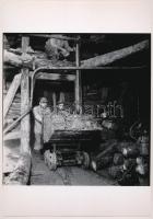 cca 1952 Budapest, a metró építése kézi erővel, bányászati módszerekkel, Kotnyek Antal (1921-1990) f...
