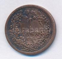 1868KB 1kr Cu "Angyalos címer" T:2-
Adamo M4.1