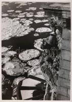 cca 1938 Budapest, Dunai jégzajlás, dr. Sevcsik Jenő (1899-1996) hagyatékában fellelt vintage felvételről készült mai nagyítás, 25x18 cm