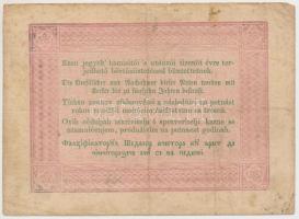 1848. 5Ft "Kossuth bankó" vörösesbarna T:III,III-
Adamo G109