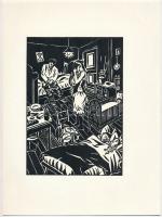 Frans Masereel (1889-1972): Éjszakai pillangók. 10 db fametszet, jelzett a dúcon, 16×11 cm