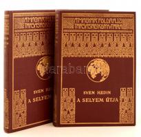 Sven Hedin: Ázsia szívében I-II. kötet. Magyar Földrajzi Társaság Könyvtára. Fordította: vitéz Mezey Dénes. Budapest, é. n., Franklin-Társulat. Kiadói aranyozott egészvászon sorozat kötésben. Fekete-fehér képekkel illusztrálva.