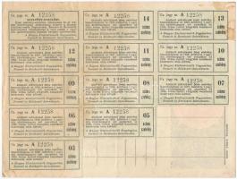 1922. "Magyar Köztisztviselők Fogyasztási, Termelő és Értékesítő Szövetkezete" üzletrészje...