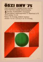 1975 Őszi BNV 75 plakát, Hungexpo-Offset, 41×28,5 cm