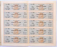 Budapest 1941. "4%-kal kamatozó állami nyereménykölcsön - államadóssági kötvény" 200P-ről ...