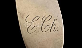 1847 Antik ezüst (Ag.) evőkanál, jelzett (Francis Rosenberger Besztercebánya),  h:22 cm, nettó: 59 g