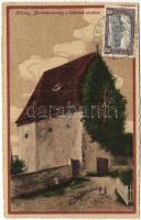 Kőszeg, Jurisits torony a Chernel utcában, kiadja Róth Jenő, TCV card