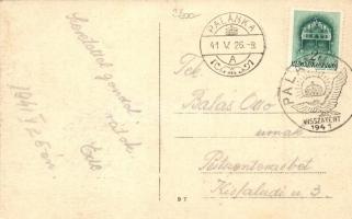 Palánka, Bac Palanka;  Szerb pravoszláv templom, tér / Serbian Orthodox church, square "1941 Pa...