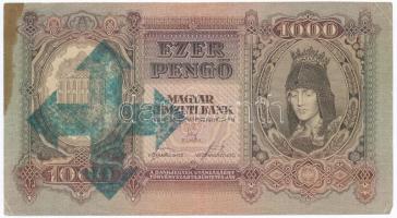 1930. 100P (3x) + 1932. 50P + 1936. 10P + 1941. 20P + 1943. 1000P mindegyik hamis nyilaskeresztes rá...