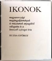 Ruzsa György: Ikonok. Budapest, 1987, Kossuth Nyomda. Kiadói egészvászon, kiadói papírborítóban. Kés...
