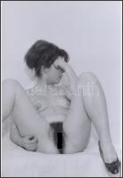 cca 1973 Buja vágyak, erotikus fénykép, korabeli negatívról készült mai nagyítás, 25x18 cm / erotic photo, 25x18 cm