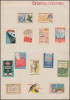 Magyar és külföldi gyufacímke gyűjteményecske az 1940-es/1950-es évekből. Magyar export, kínai, japá...
