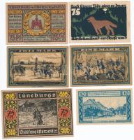 Németország / Weimari Köztársaság 1921-1922. 6db klf szükségpénz, közte Glogau, Kreuzburg in Obersch...