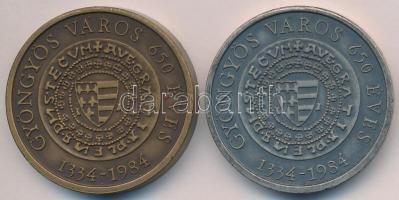 Bognár György (1944-) 1984. "MÉE Gyöngyös / 650 éves Gyöngyös - Róbert Károly" (2xklf) pie...