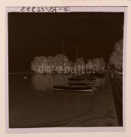 cca 1975 Balaton, több településen és a vízen készült felvételek, 13 db szabadon felhasználható nega...