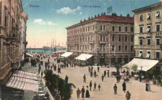 Fiume, Piazza Dante / square, hotel