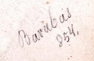 1854 Barabás Miklós: Magyar politikusok: Szemere Bertalan és mások. Nagyméretű kőnyomat. 41x48 cm