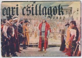 1968 Az Egri csillagok c. film kihajtható, színes ismertető leporellója.