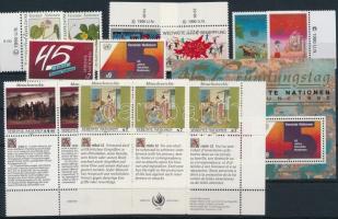 1988-1990 20 diff stamps + set in coupon block of 6 + 1 block 1988-1990 20 klf bélyeg többségében ív...