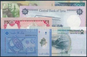 Vegyes: Szíria 1988. 25Ł + Szlovákia 1993-1999. 20K + Kína 1999. 10J + Nepál 2008. 5R + Szomáliföld ...