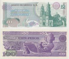 Mexikó 1975. 10P + 1981. 100P T:I
Mexico 1975. 10 Pesos + 1981. 100 Pesos C:UNC
