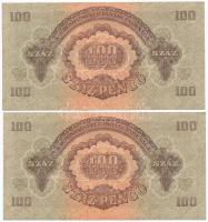 1944. 100P "A Vöröshadsereg Parancsnoksága" (5x) sorszámkövetők T:I-,II Adamo P47