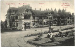 Tátrafüred, Alt-Schmecks; Scepusia, fürdő iroda, kiadja Kertész Tódor / spa hotel