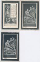 1917 Az I. világháborúban ütközetben elhunyt 2 német katona gyászjelentése. Az egyik sérüléssel / 19...