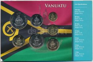 Vanuatu 1999-2009. 1V-100V (7xklf) fémpénz szettben, papírtokban T:1-
Vanuatu 1999-2009. 1 Vatu - 1...