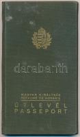 1938 Keményfedeles magyar útlevél / Hungarian passport