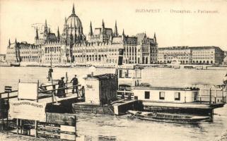 Budapest V. Országház, Lánchíd gőzhajó járat, kikötő