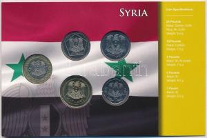 Szíria 1997-2003. 1Ł-25Ł (5xklf) fémpénz szettben T:1
Syria 1997-2003. 1 Pound - 25 Pounds (5xdiff)...