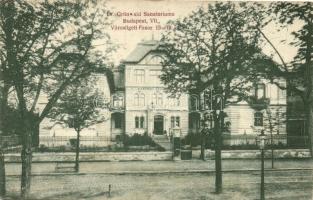 Budapest VII. Dr. Grünwald szanatóriuma; Városligeti fasor 13-15. (EK)