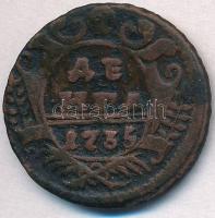 Orosz Birodalom 1735. 1 Denga Cu T:3 Russian Empire 1735. 1 Denga Cu C:F KM#188