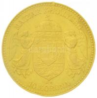 1906KB 10K Au "Ferenc József" (3.37g/0.900) T:2 ph.
Hungary 1906KB 10 Korona Au "Fra...