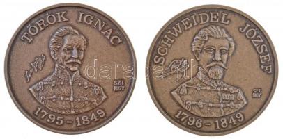 Bognár György (1944-) 1986-1999. "MÉE Gyöngyösi Csoport - Aradi Vértanúk" Br emlékérem sze...